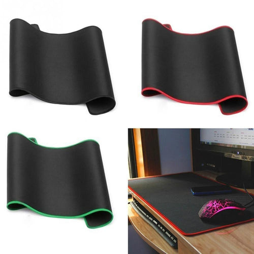 1 Non Slip Wear Resistant Computer Notebook Soft Edge Seamed Mouse Pad Office Rubber Fabric Mat 180*220*2mm,200*240*2mm