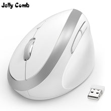 Load image into Gallery viewer, Jelly Comb Ergonomic Wireless Mouse For PC TV Laptop Ajustable DPI 2.4G Wireless Vertical Mouse Computer Office Optical Mice