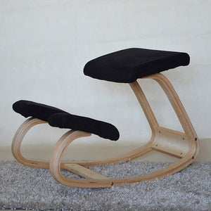 Ergonomic Kneeling Chair Stool Furniture Rocking Wooden Kneeling Computer Posture Chair Design correct posture anti-myopia chair